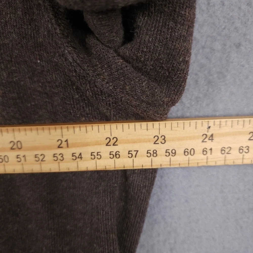 Polo Ralph Lauren Estate Rib Quarter Zip Pullover Sweater Brown Mens Medium